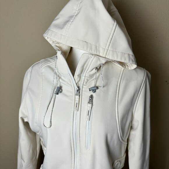 FREE COUNTRY All Weather Hooded Zip Up Jacket Coat Hoodie Size Medium - Picture 4 of 10